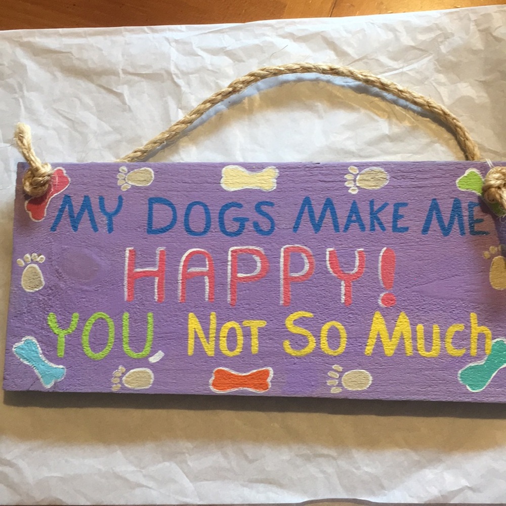 Wooden Sign in Pastels